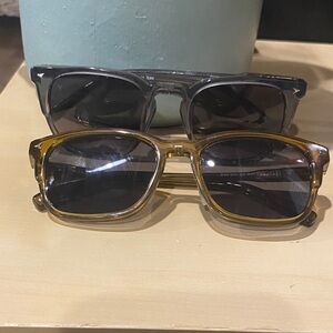 Classic Men's Sunglasses - Brown Frame, Polarized Lenses